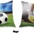 Двустранна възглавница с 2 изображения Football, 100% полиестер, 40 x 40 см.