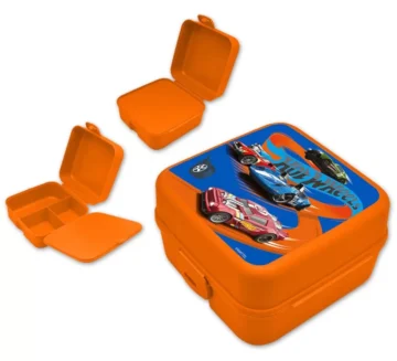 Детска кутия за сандвичи Hot Wheels, 14 х 14 х 8 см.