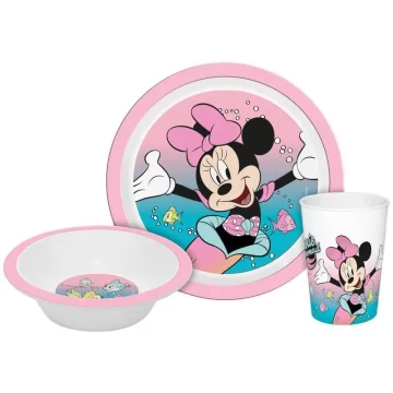 Детски комплект за хранене Disney Minnie, 3 части